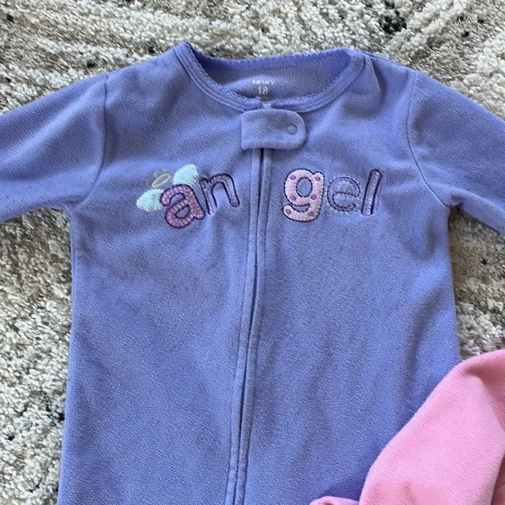 18 Month Sleeper Zipper Pajama Bundle
